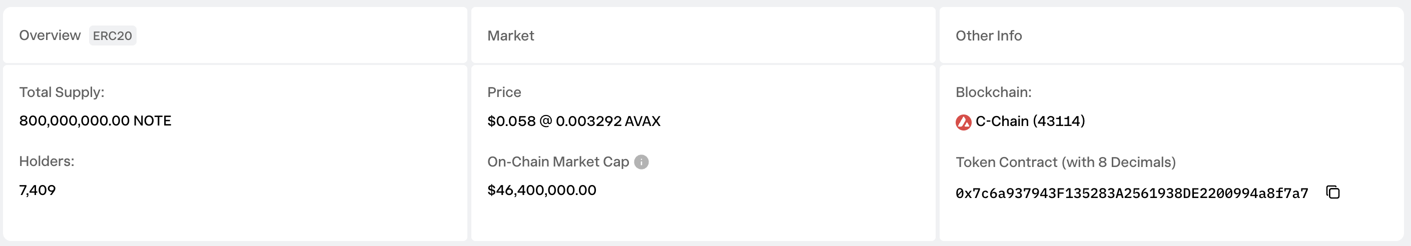 note token